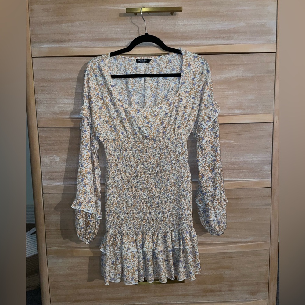 Nasty Gal floral mini dress